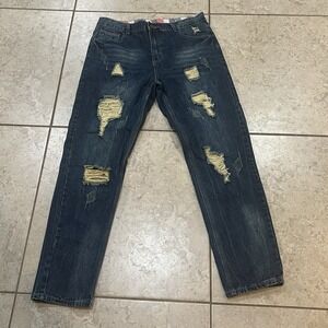 Classic B Men's Tag Size 34 GB18401-2010‎ Distressed Ripped Jeans
